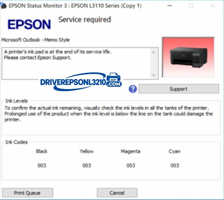 Step 1 — warning sign screenshot