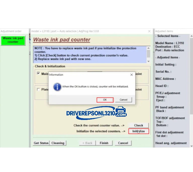 Step 6 — initialize screenshot